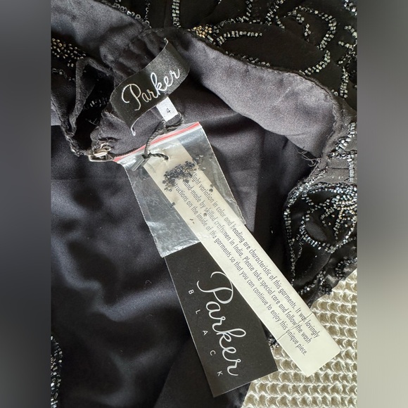 Parker Black Sequin Gown - Picture 2 of 11